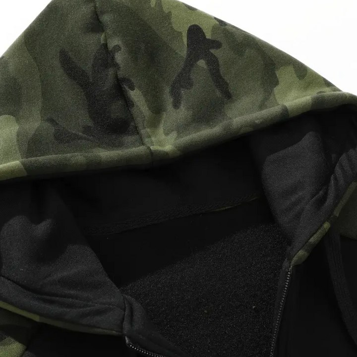 Warm and Comfortable Men's Camo Fleece Jacket – Ethan