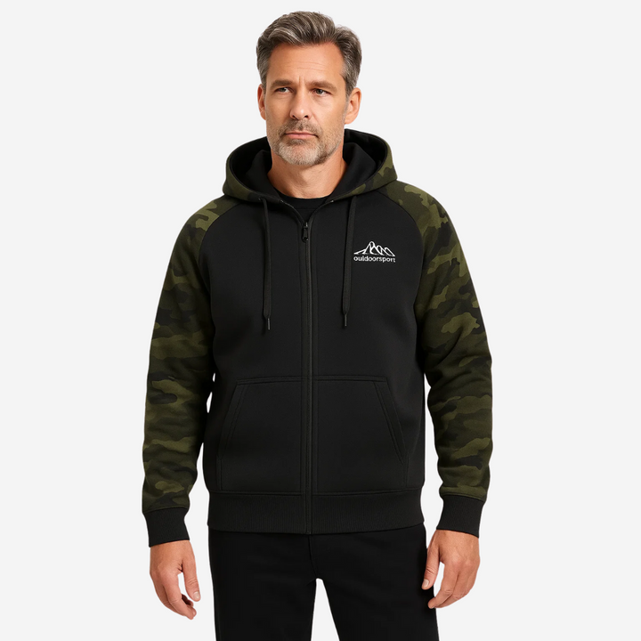 Warm and Comfortable Men's Camo Fleece Jacket – Ethan
