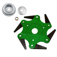 Robust brush cutter head with 6 steel blades – TrimmBlade
