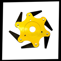Robust brush cutter head with 6 steel blades – TrimmBlade