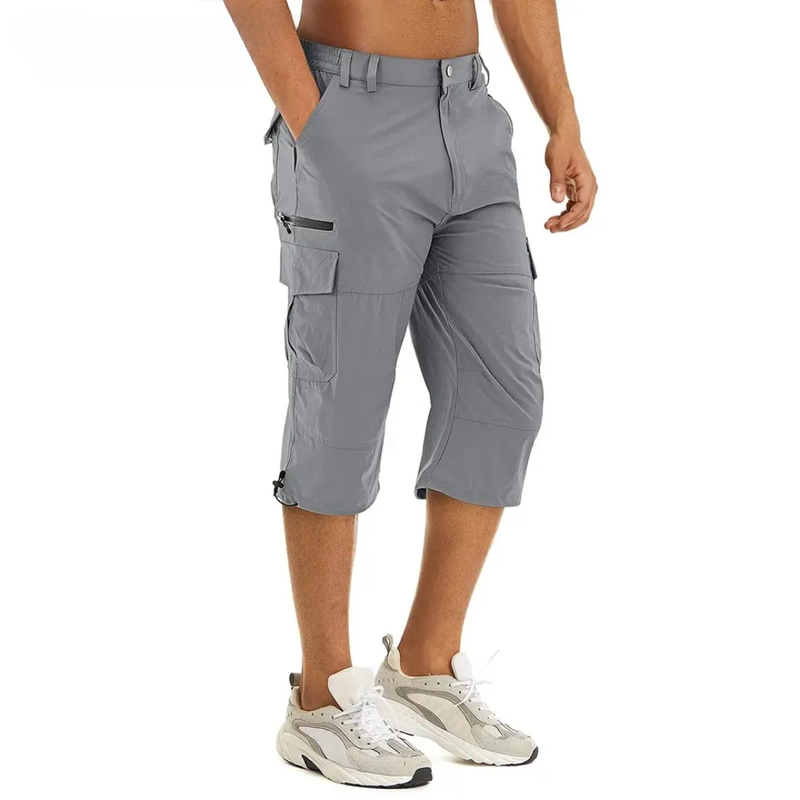 Lightweight outdoor cargo shorts with pockets – TrailCore Lite