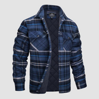 Men's plaid lumberjack jacket with warm lining – Magnus