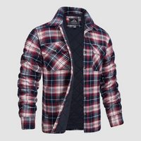 Men's plaid lumberjack jacket with warm lining – Magnus