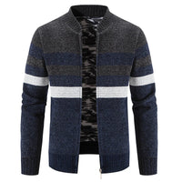 Men's Striped Autumn Sweater – Tobias