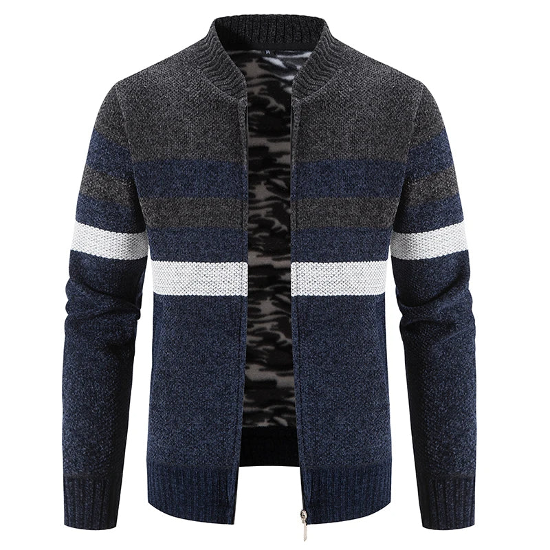 Men's Striped Autumn Sweater – Tobias