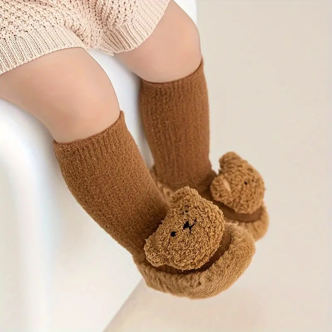 Children's Slippers Socks with Bears – CozyBear