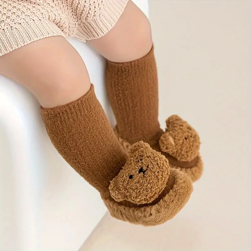Children's Slippers Socks with Bears – CozyBear