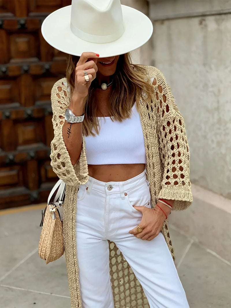Nora Chaleco Tejido a Crochet | Estiloso y Cómodo