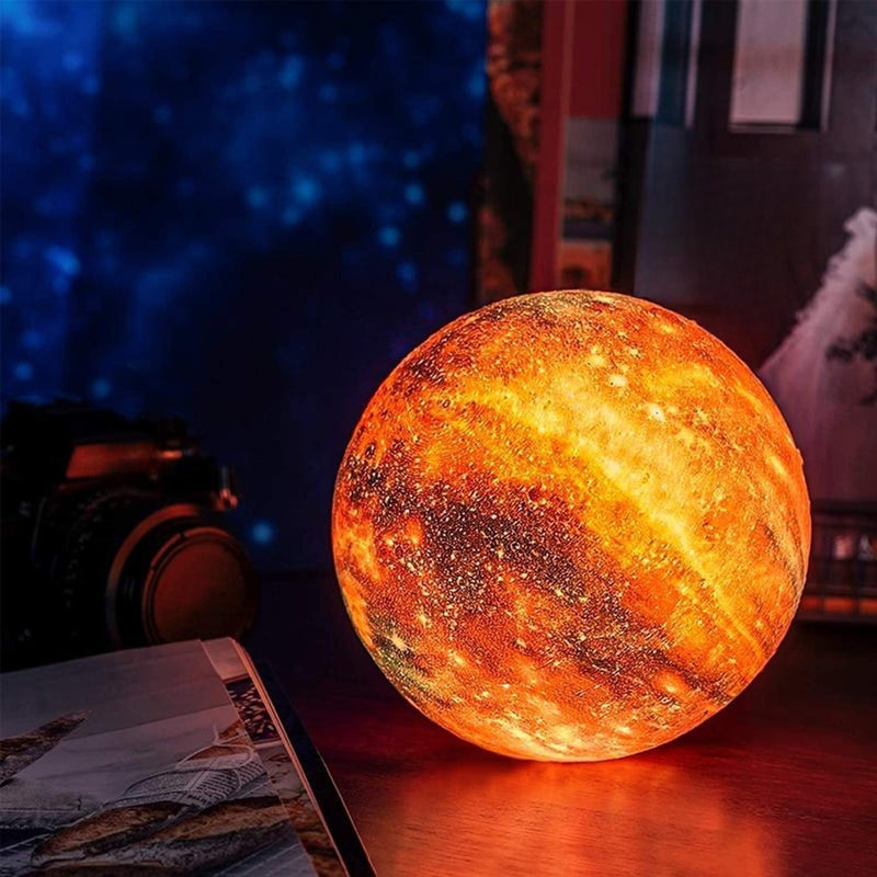 Natlampe med stjernehimmel og touch-kontrol - Orion