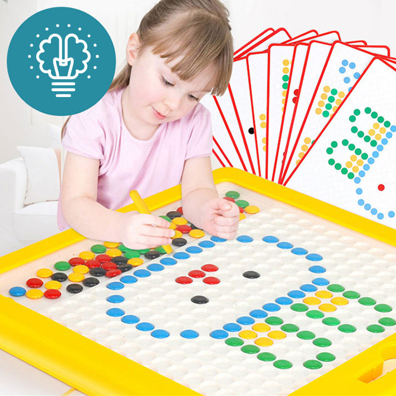 Tabla de dibujo magnética con perlas - MagniDots