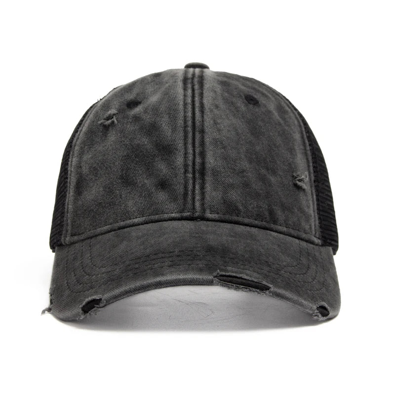 Cap with Braid Opening & Mesh Design – Buy 1, Get 1 Free – Liora