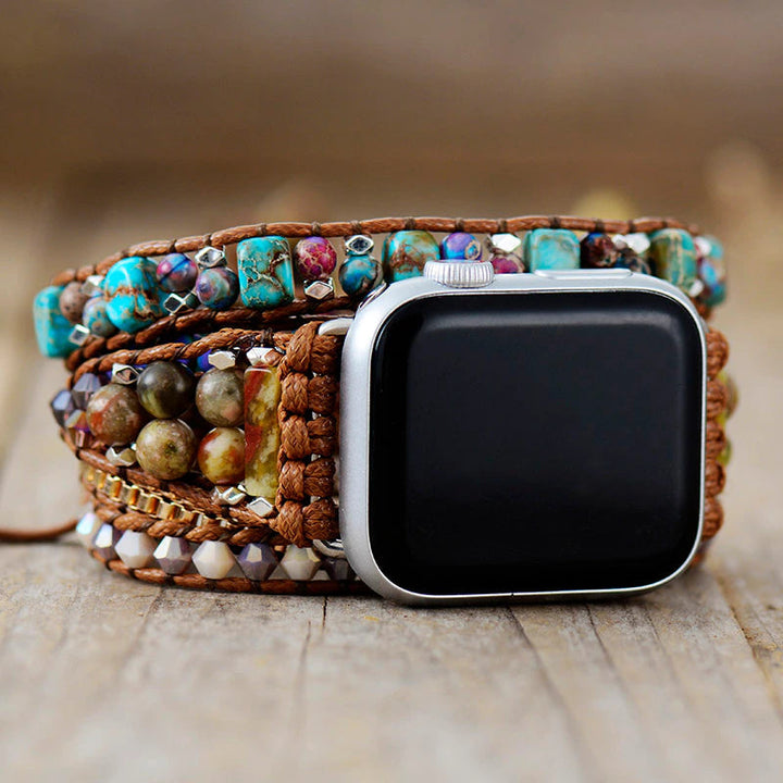 Jasper & Onyx Boho Bracelet for Apple Watch – Lyra