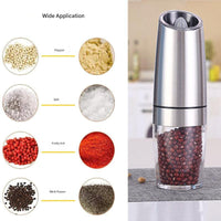 Electric Gravity Induction Pepper Mill with LED Light – Gravina