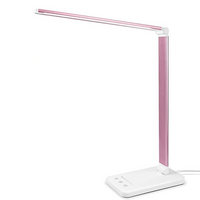 Moderne justerbar LED-skrivebordslampe med USB-opladningsport - BrightEase