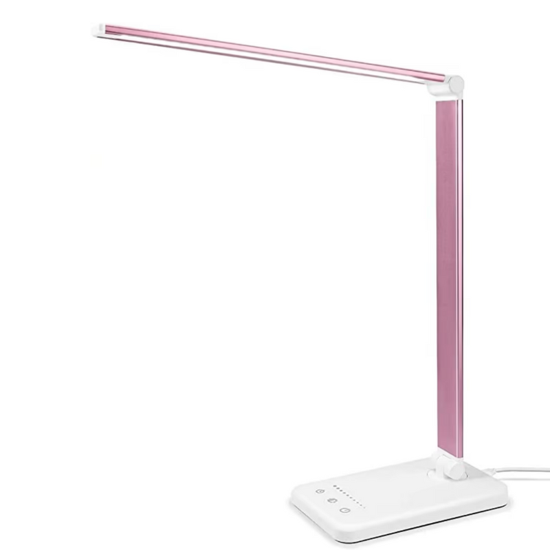 Moderne justerbar LED-skrivebordslampe med USB-opladningsport - BrightEase