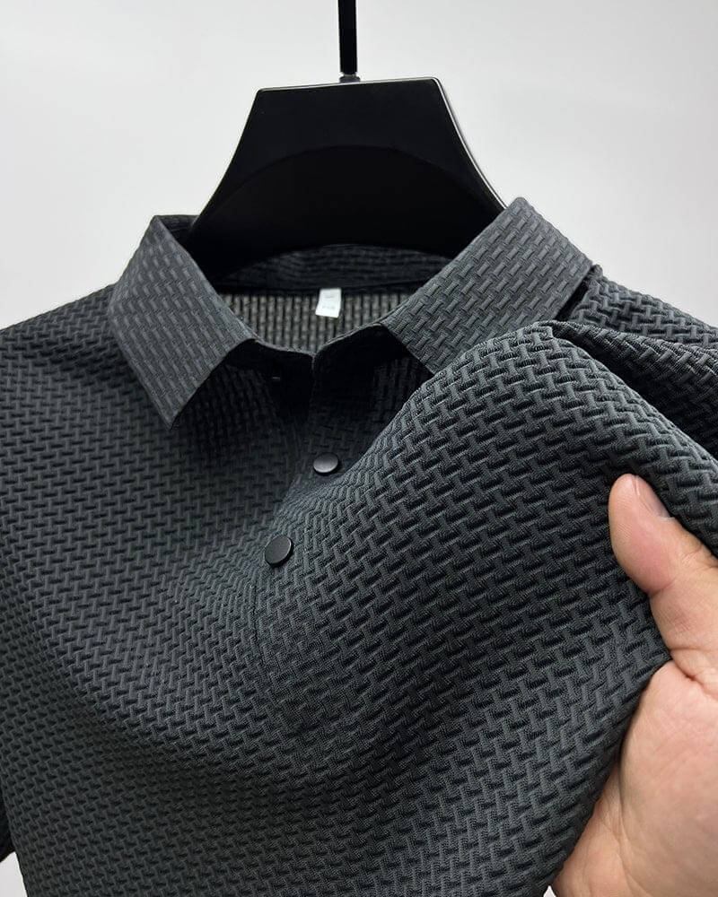 Men's Polo Shirt Made of Breathable Mesh – Matteo