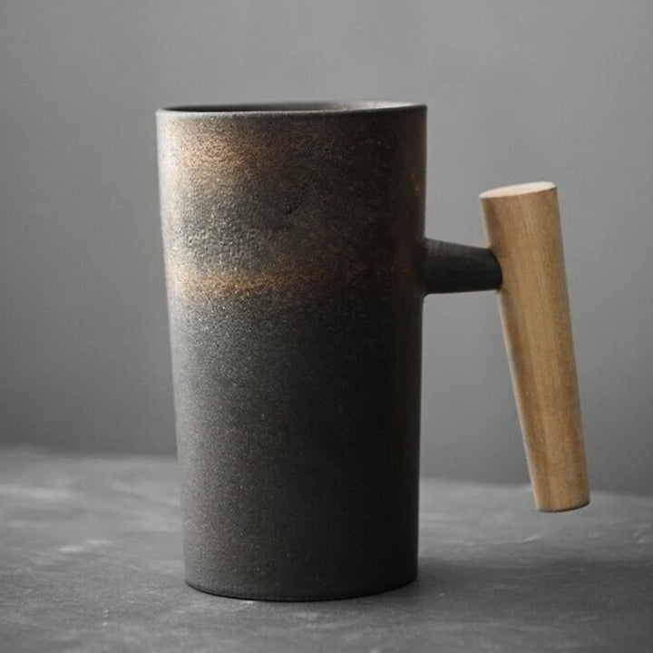 Nordisk latte-kop med jordforbundet design – NatureSip