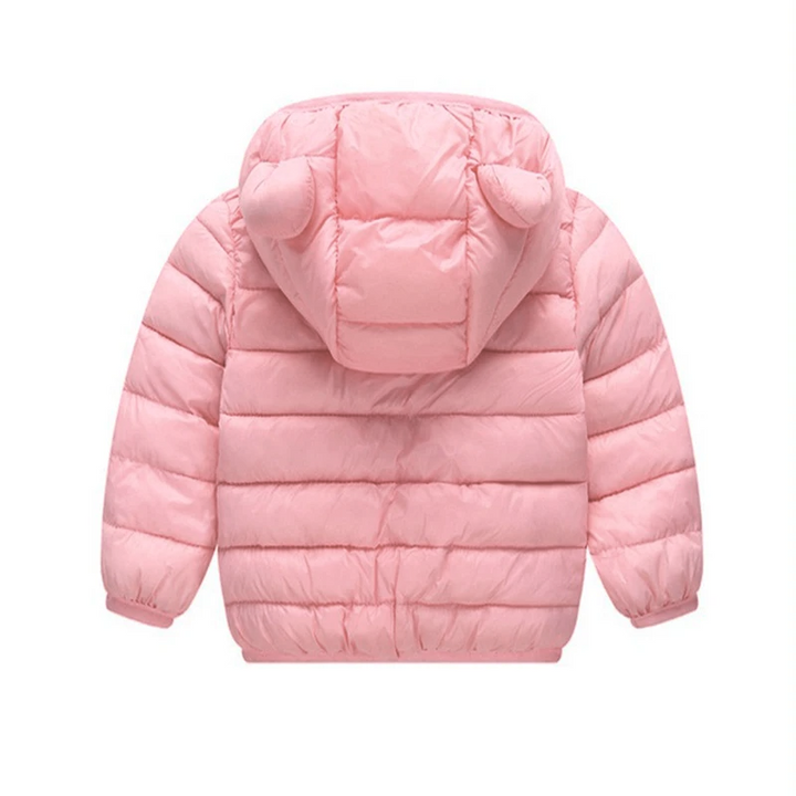 Chaqueta impermeable para niños estilo plumón con diseño de caricatura – Miro