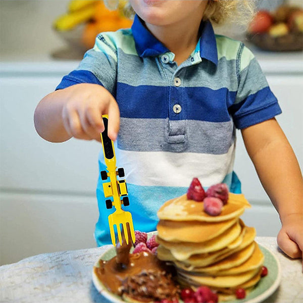 Bulldozer Children's Cutlery Set - ConstructoFork