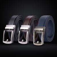 Men's Belt with Automatic Buckle - SnapFit Belt