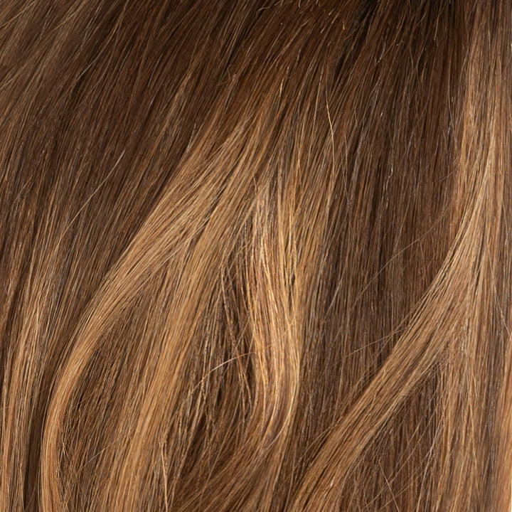 Extensiones de cabello con cinta – Veloura Tape (Balayage marrón cálido 2+7)