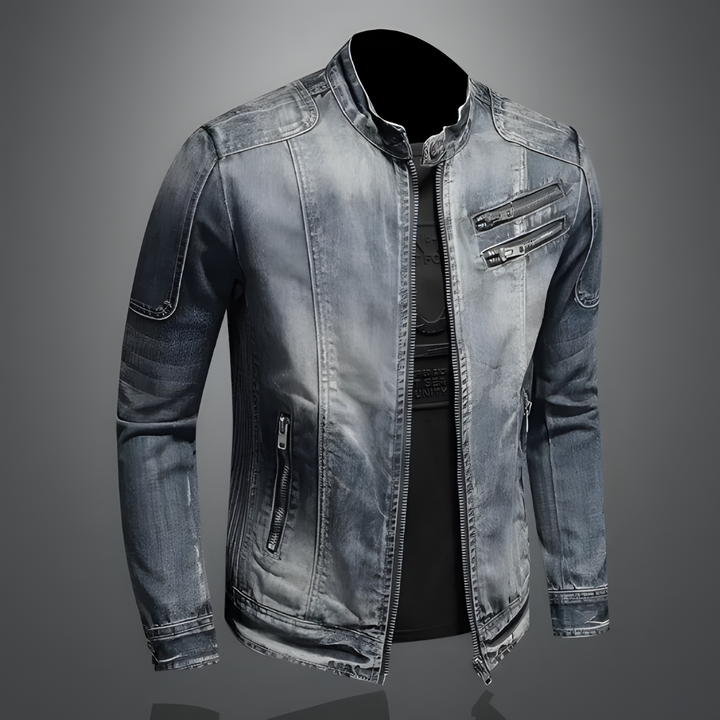 Vintage Denim Jacket for Men - Maverick