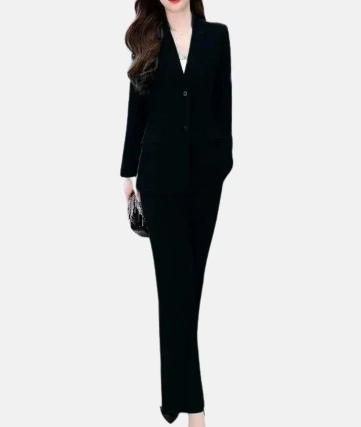 Stylish Pantsuit with Tailored Blazer - Isabella