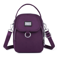 Bolso clásico de mujer con mucho espacio de almacenamiento - Celeste