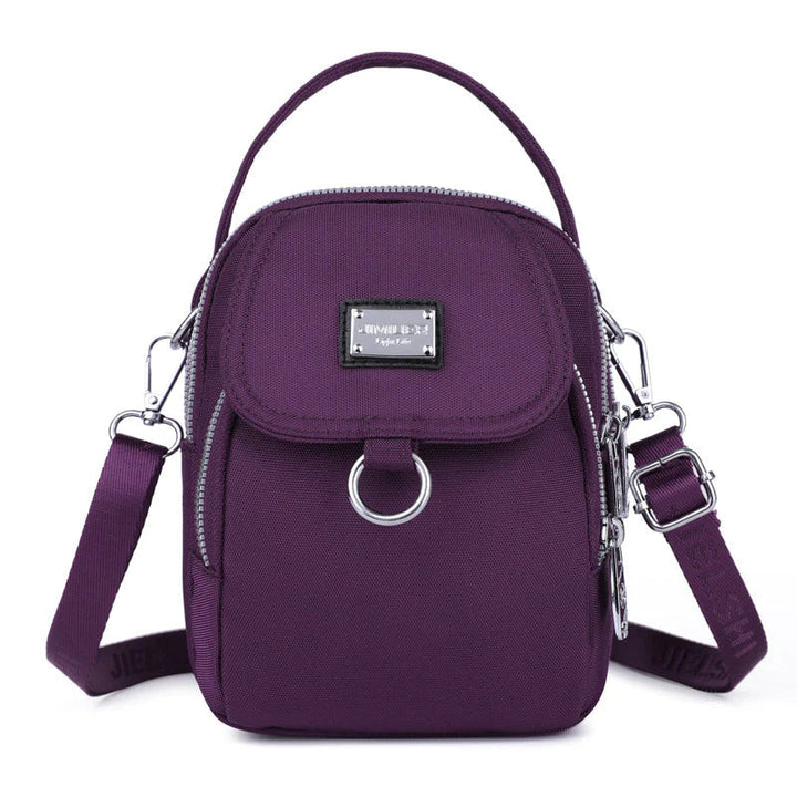 Bolso clásico de mujer con mucho espacio de almacenamiento - Celeste