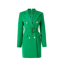 Stilvolles Einfarbiges Blazer-Kleid - Celeste