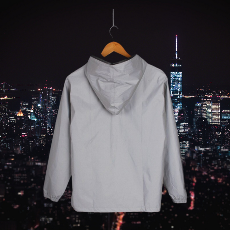 Chaqueta de abrigo para mujer moderna reflectante con efecto 3M – Leona