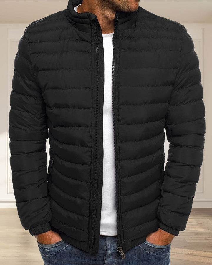 Solid Color Ethan Jacket with Zipper