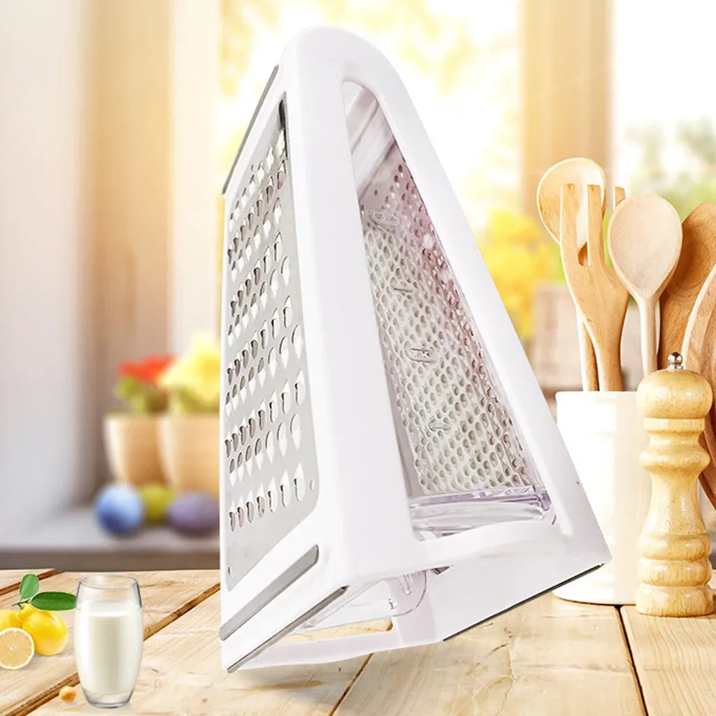 Double-sided kitchen grater with collection container - GratoRasp