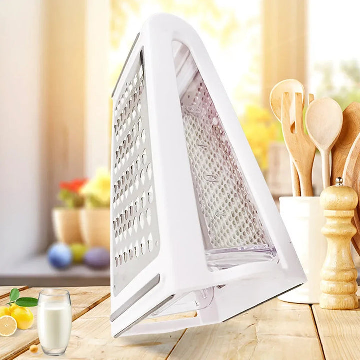 Double-sided kitchen grater with collection container - GratoRasp