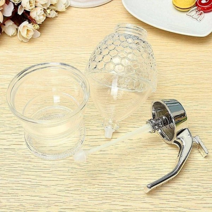 Dispensador de miel elegante y práctico – HoneySaver