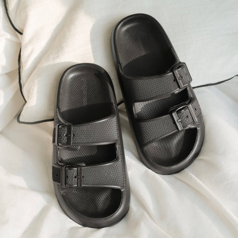 Comfortable pillow slides with soft sole – Livia