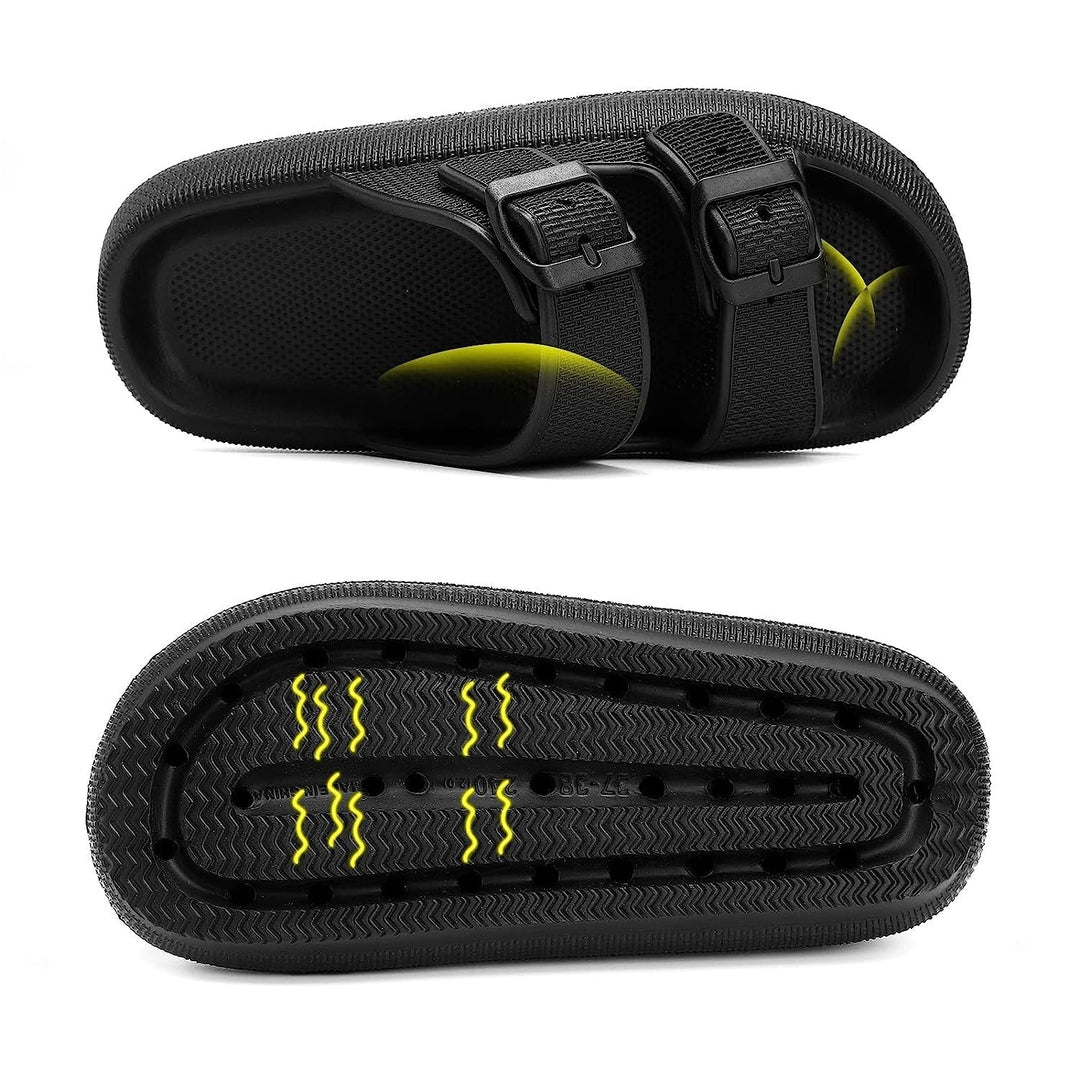 Comfortable pillow slides with soft sole – Livia