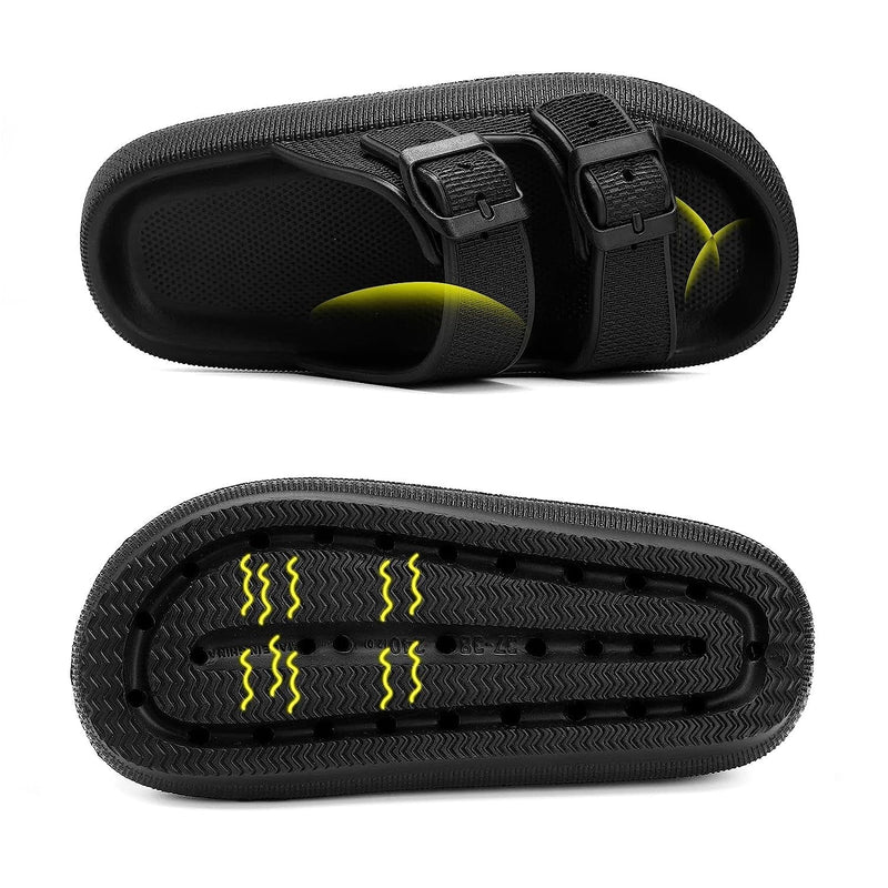 Comfortable pillow slides with soft sole – Livia