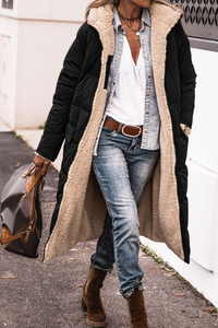 Trendy vendbar dame-vinterjakke – Sofia