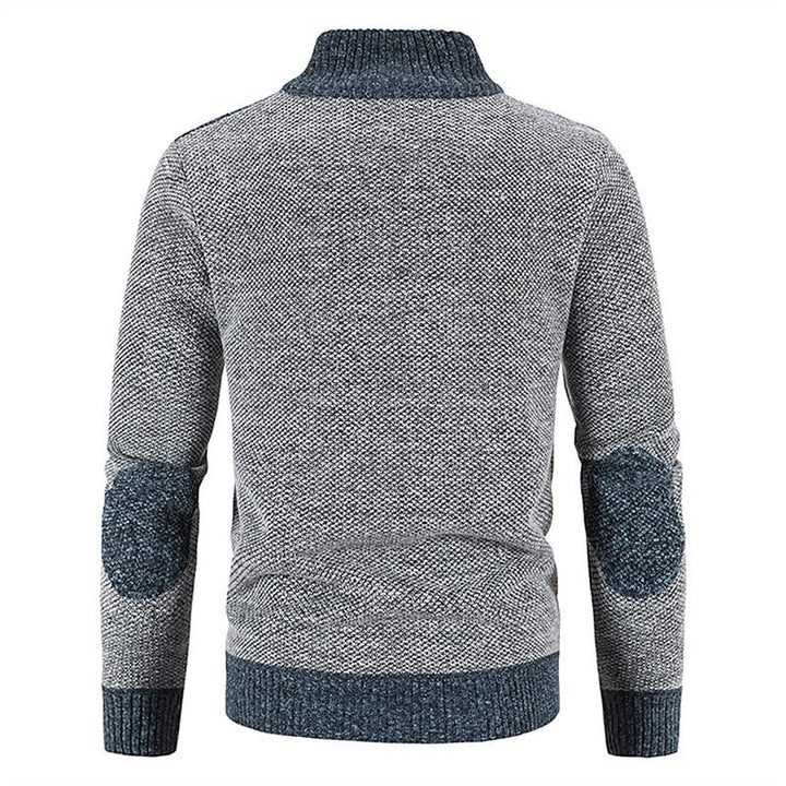 Wollweste mit Reißverschluss und Pullover - Leon