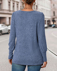 Top de punto para mujer con botones – Mireille