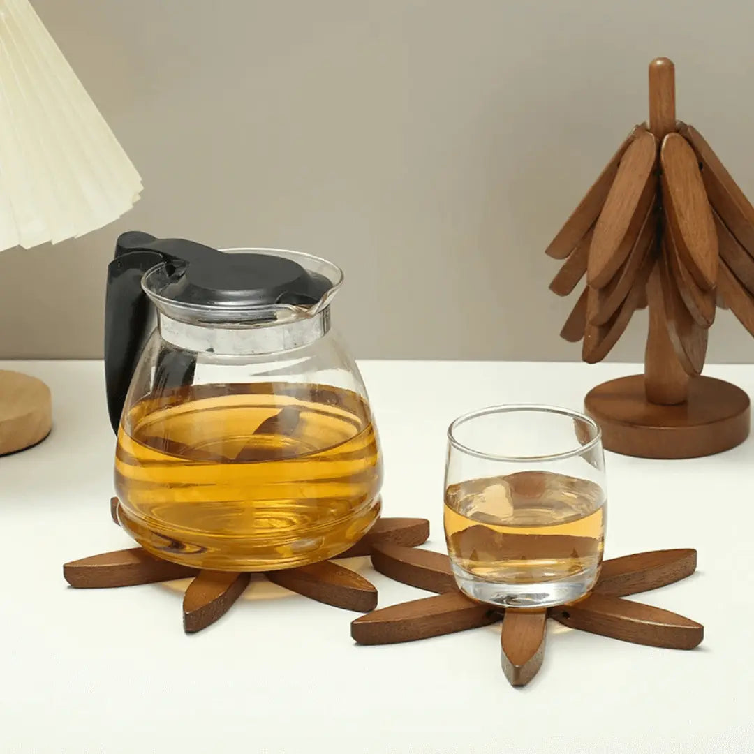 Stylish Wooden Coasters – NatureGuard