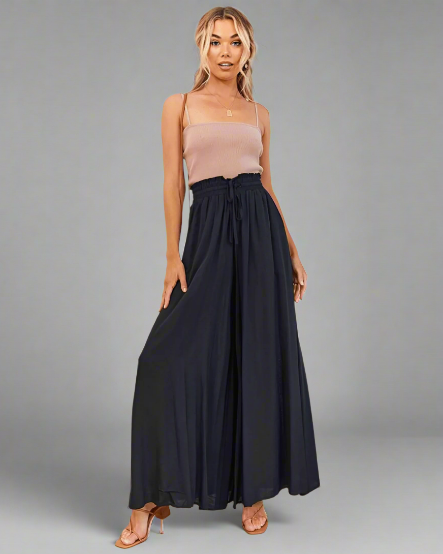 Light Women's Summer Pants with High Waist – Mira