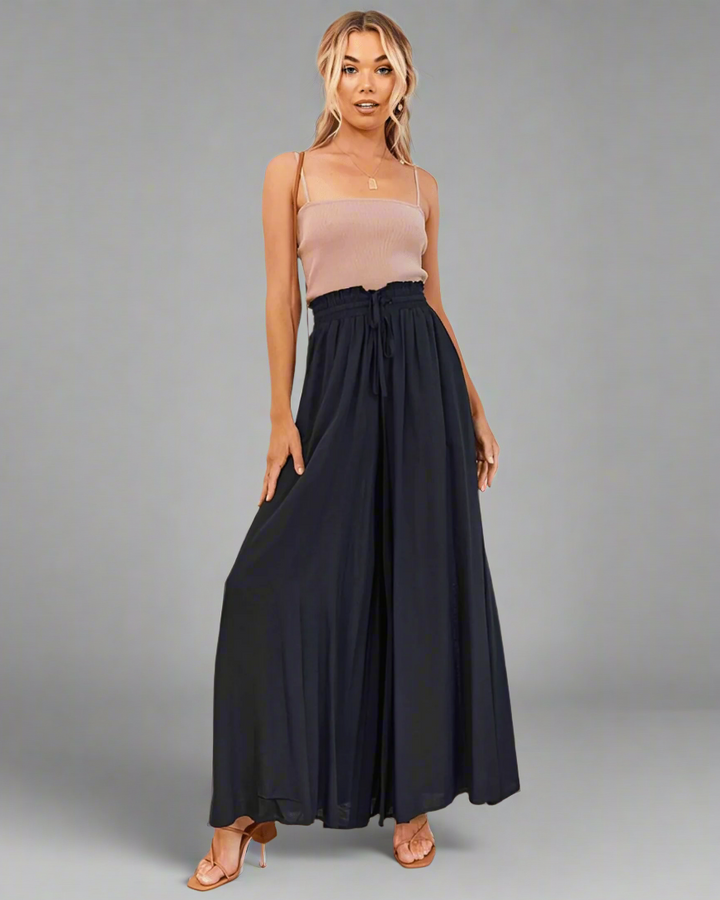 Light Women's Summer Pants with High Waist – Mira
