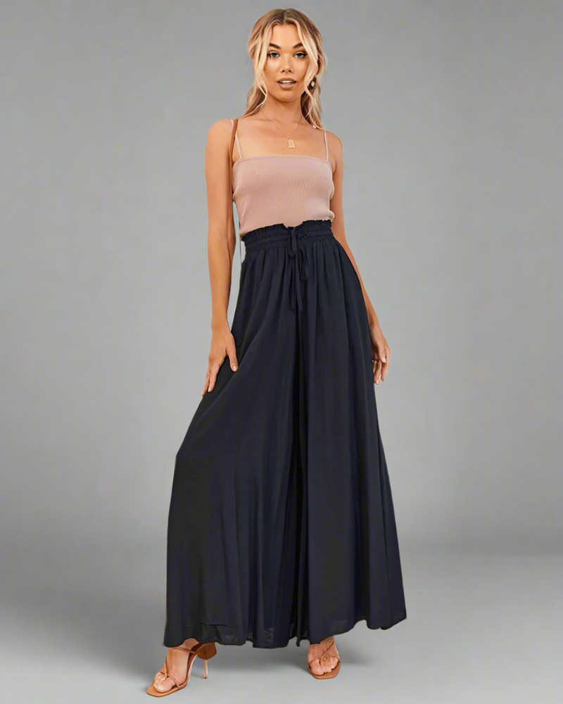Light Women's Summer Pants with High Waist – Mira