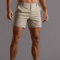 Moderne slim-fit chino-shorts til herrer – Emil