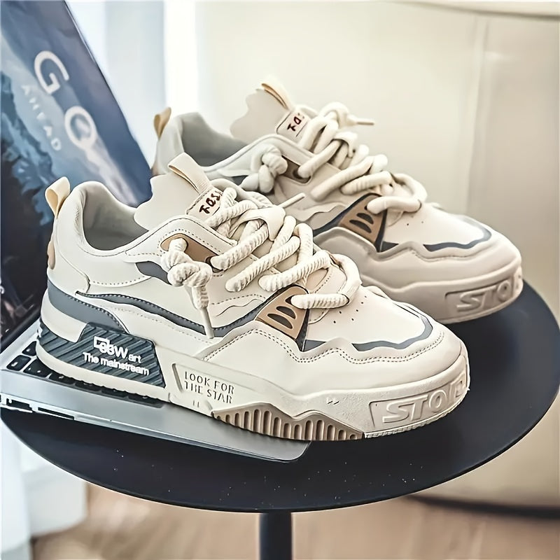 Chunky Men's Streetwear Sneaker with Treaded Sole & Comfort Padding – Cairo