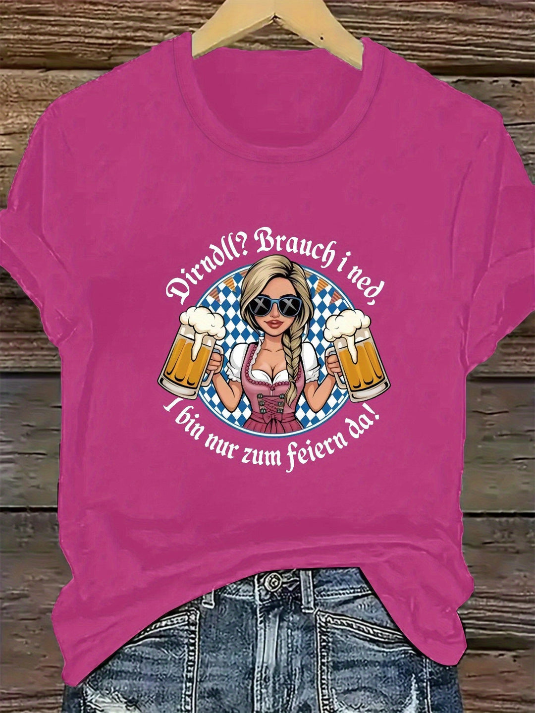 Women's Plus Size Short Sleeve T-Shirt – Liesl Oktoberfest 2025