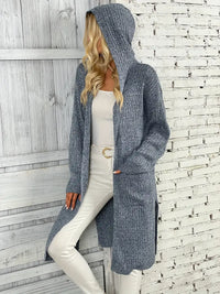 Long Women's Knit Cardigan for Autumn & Winter – Elara