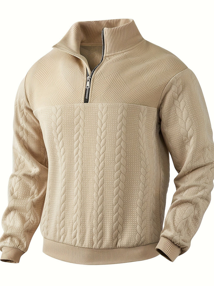 Vintage men's sweater with zipper – Victor